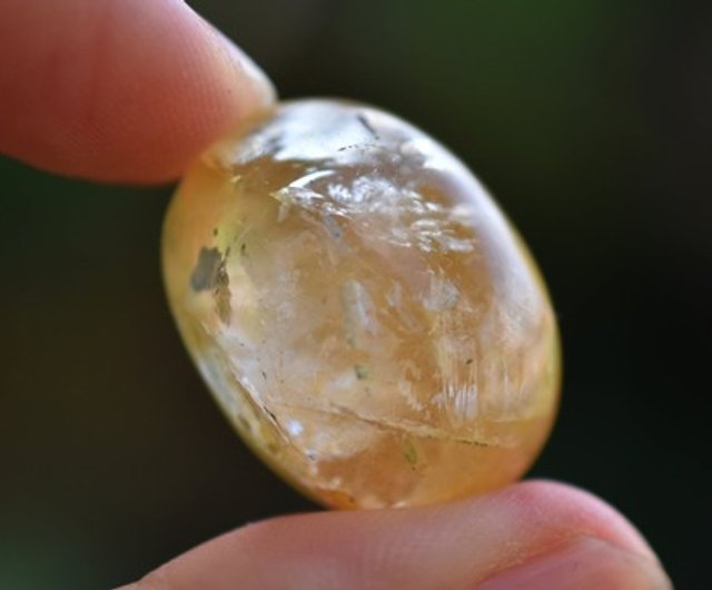 黄金カチ割り☆ガーデンクォーツs724 - ショップ Funky garuda macrame