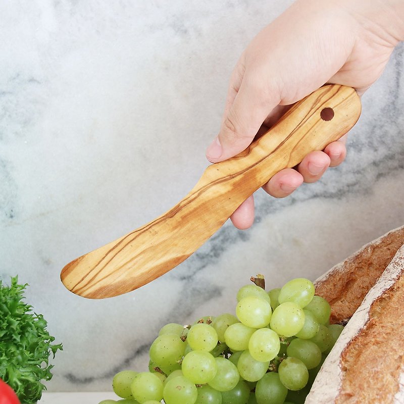 Olivewood Cest bon Cutlery - Butter knife - ตะหลิว - ไม้ สีนำ้ตาล