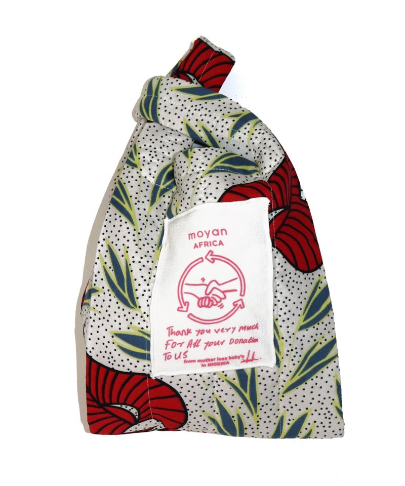 Mini Quilt BAG 【African Fabric】 - Handbags & Totes - Polyester White