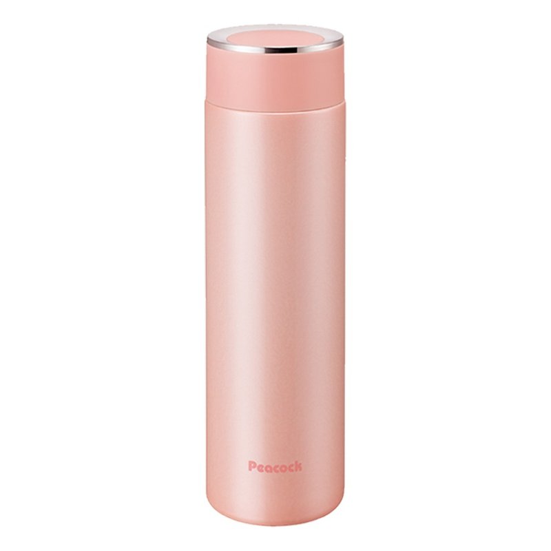 [Peacock] 500ML Stainless Steel cold cup/insulated cup of cherry powder - กระบอกน้ำร้อน - สแตนเลส สึชมพู