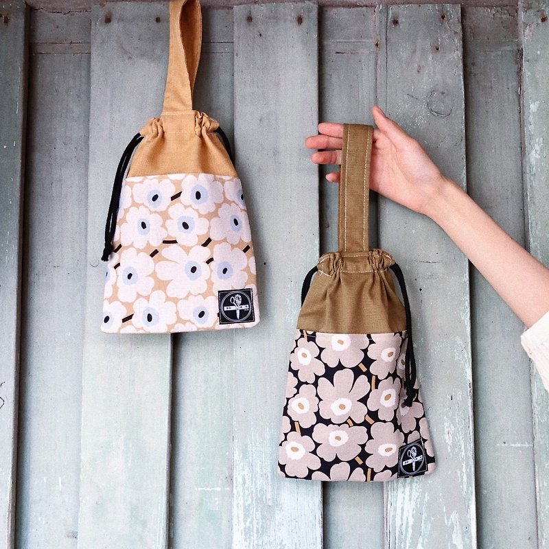 Bundle tote / blossoming poppies - Handbags & Totes - Cotton & Hemp Multicolor