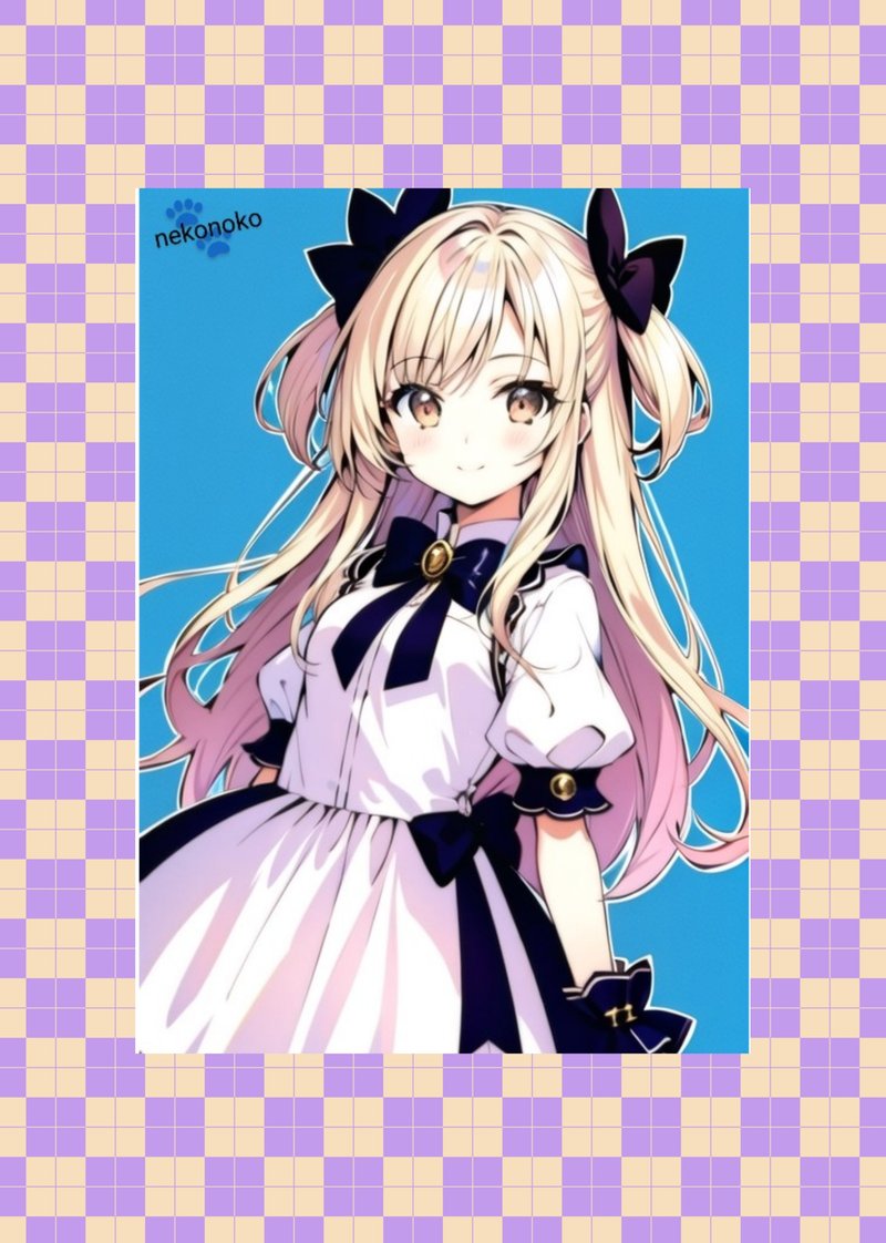 オリジナル人物ステッカー　No.23 - 貼紙 - 紙 多色