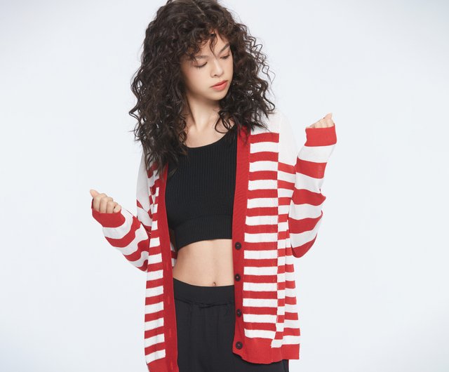 アダバッド　赤 ストライプ フード付き セーター 38 楽天市場】アダバット セーターの通販