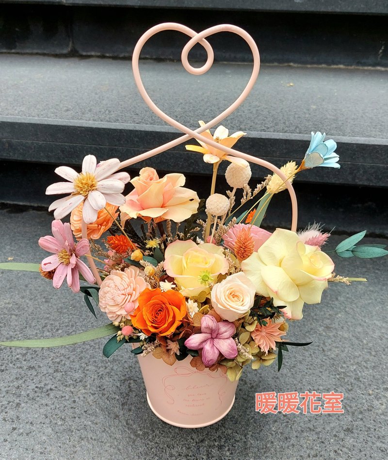 暖心永生花禮 - 乾燥花/永生花 - 植物．花 