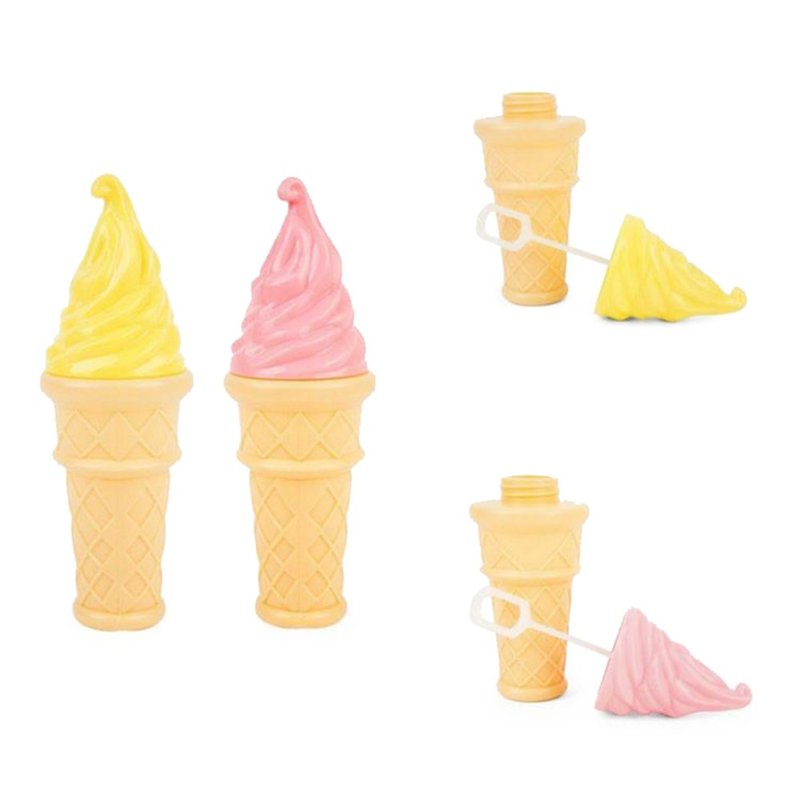 【Party Goods】SUNNYLIFE Ice Cream Blowing Bubbles (2 colors in total) - Other - Other Materials Yellow