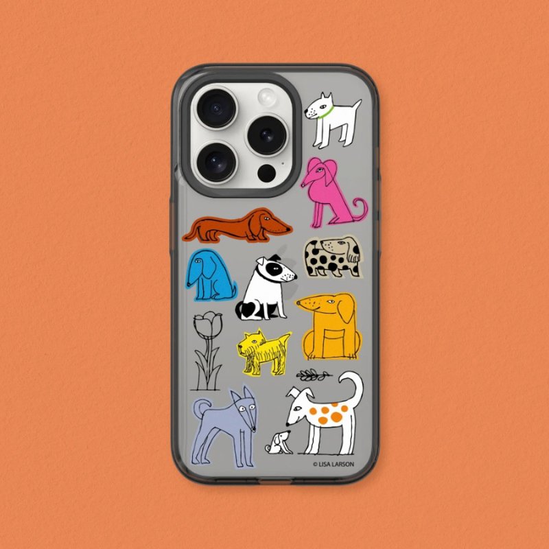 JellyTint transparent anti-fall phone case∣Lisa Larson/Sketch Dog Encyclopedia for iPhone - เคส/ซองมือถือ - พลาสติก หลากหลายสี