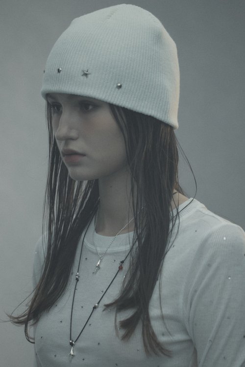 XANADU☆EDDY STUD BEANIE EDDY STUD BEANIE_WHITE - Shop XANADU Hats & Caps - Pinkoi