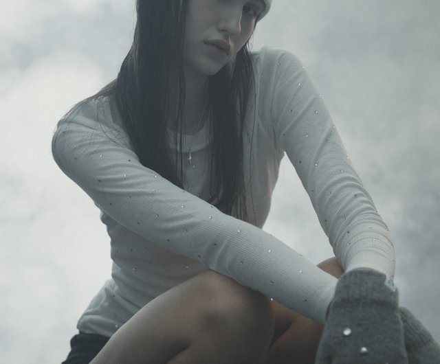 XANADU☆EDDY STUD BEANIE EDDY STUD BEANIE_WHITE - Shop XANADU Hats & Caps - Pinkoi