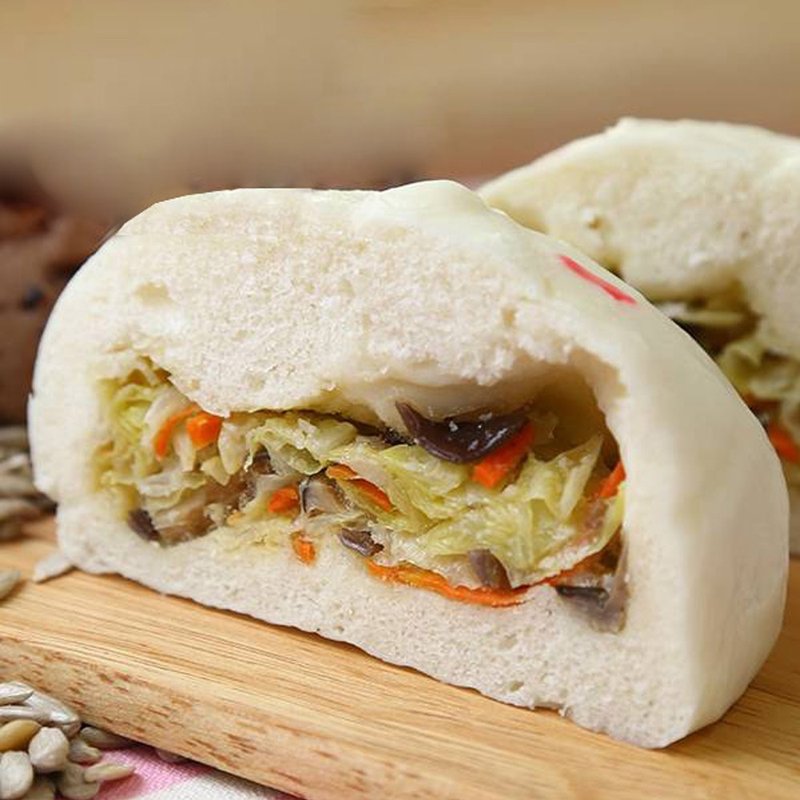 Delicious vegetable buns (6 pcs/pack) - อื่นๆ - วัสดุอื่นๆ สีใส