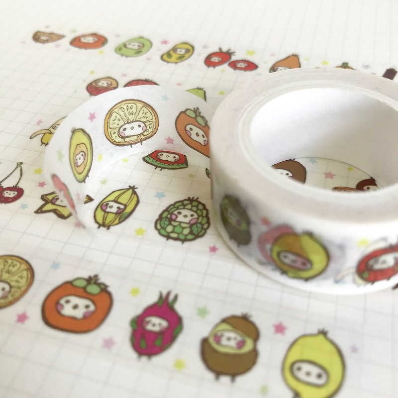 Fruit washi tape - มาสกิ้งเทป - กระดาษ 