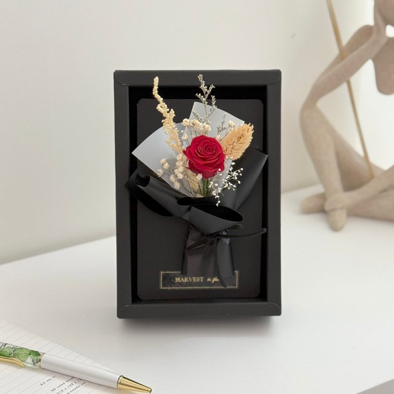 Everlasting bouquet card, the thoughts in the small bouquet (the inner page can be written)-birthday card, confession card, card - การ์ด/โปสการ์ด - พืช/ดอกไม้ หลากหลายสี