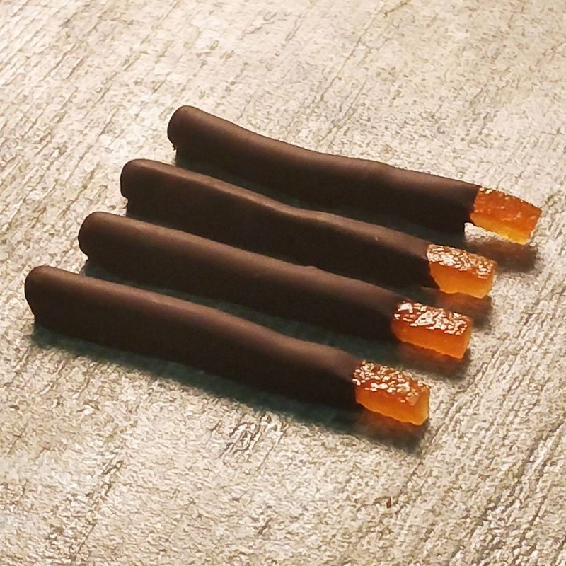 凡爾賽蜜橘巧克力10入x1小禮盒無附禮袋 - 水果乾 - 新鮮食材 咖啡色