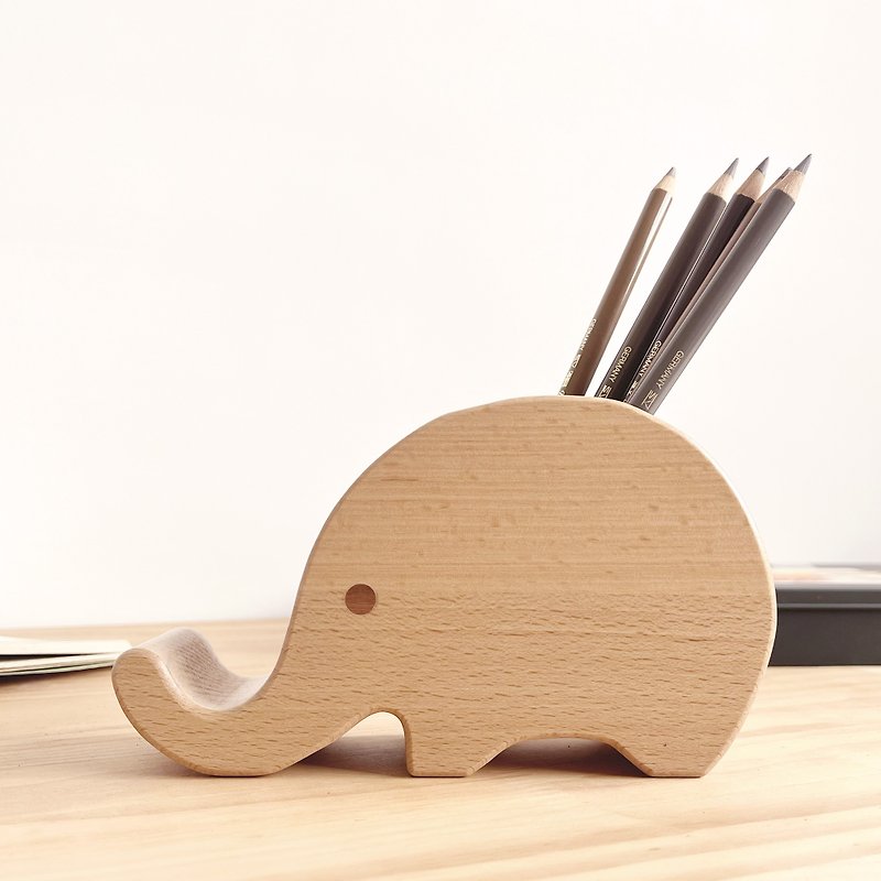Storage of small things-elephant - Storage - Wood Brown