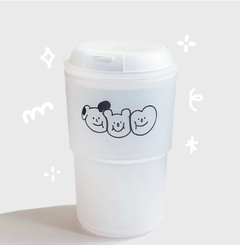 SASIM Friend 半透明タンブラー/環境に優しいカップ - グラス・コップ - プラスチック 