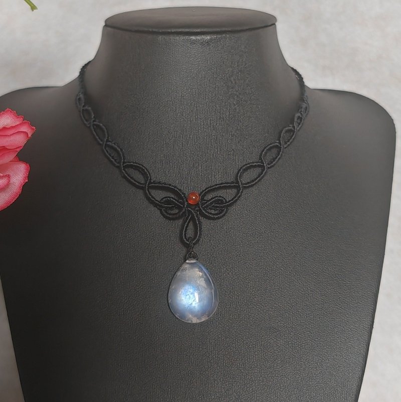 Moonstone Necklace - Necklaces - Semi-Precious Stones White