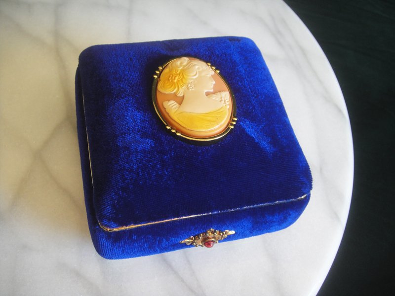 【OLD-TIME】Early second-hand imported music jewelry box - Storage - Other Materials Multicolor