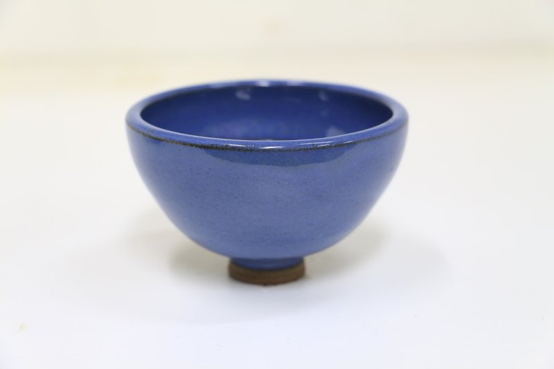 靛藍杯-純手工--手作--拉坯--上釉--陶土 - 茶壺/茶杯/茶具 - 陶 藍色