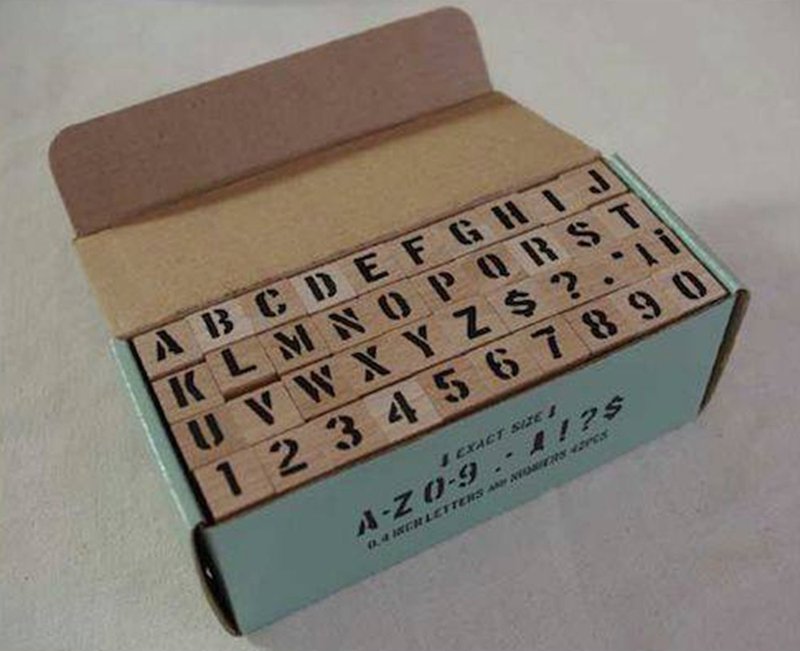 軍用英文印章 - 印章/印台 - 矽膠 