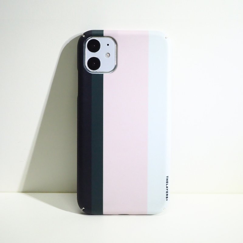 客製化 | 簡約灰粉ACROPOLIS Phone case 刻字訂製原創手機殼 - 手機殼/手機套 - 塑膠 粉紅色