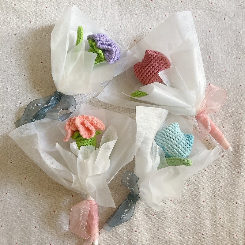 Q version crochet bouquet - Items for Display - Cotton & Hemp 