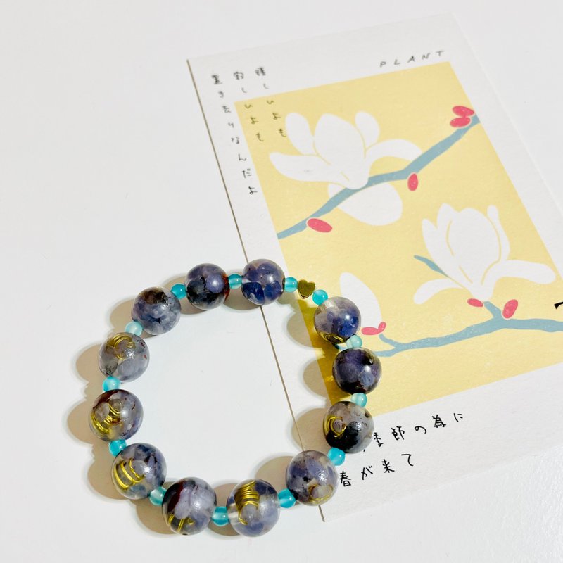 Aogang Bracelet/Lucky Fortune/Crystal Healing/Aogang Energy Tower/Mother's Day Gift/Gift - สร้อยข้อมือ - เครื่องประดับพลอย สีน้ำเงิน