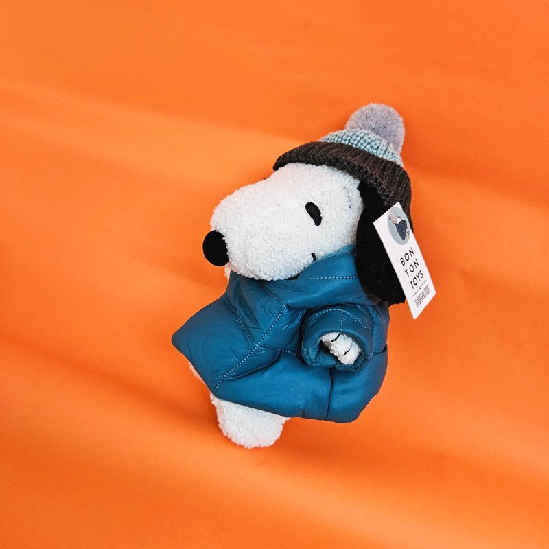 BON TON TOYS Snoopy Stuffed Doll-Down Jacket 20cm - ตุ๊กตา - เส้นใยสังเคราะห์ หลากหลายสี