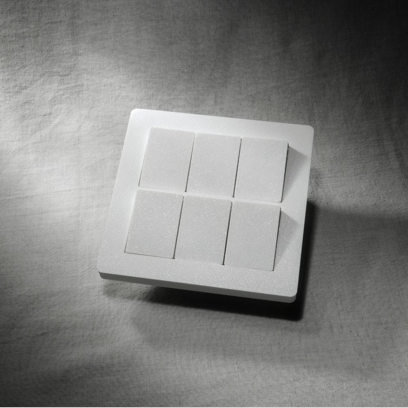 六切開關 國際牌星光改裝面板 國際牌開關 【原創商品】 開關改裝 - 燈具/燈飾 - 其他材質 白色