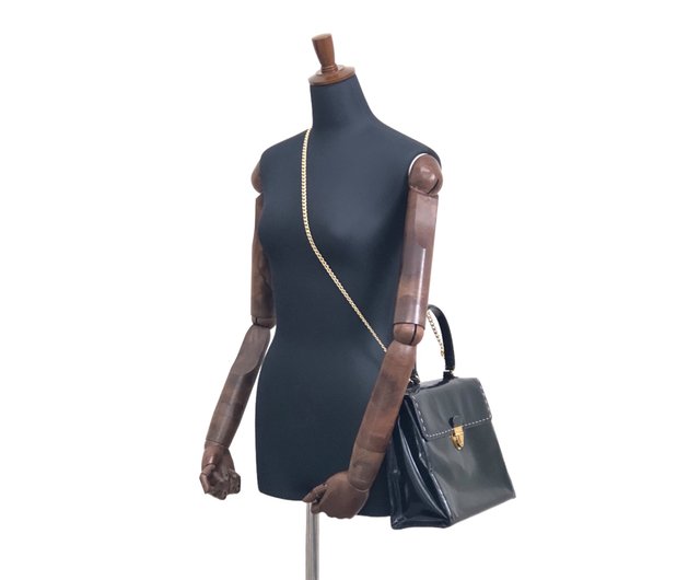 日本直送 名牌中古包 】PRADA プラダ ショルダーバッグ ブラック