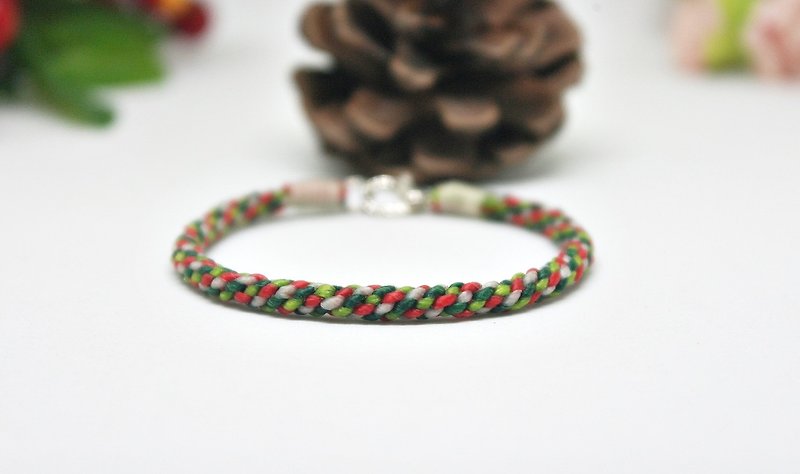 Thai Silk Wax Lines <Dangdang~ Christmas is coming> //You can choose your own color // #圣誔节 - Bracelets - Wax Multicolor