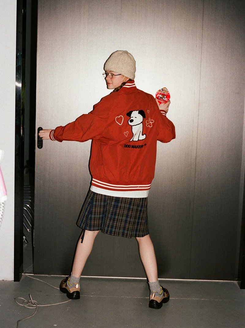 odd maker立領休閒短外套女春秋薄款寬松小個子百搭夾克上衣 - 女裝上衣 - 棉．麻 