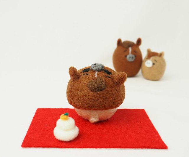 うーたん♪　お正月飾り　羊毛フェルト うーたん♪様専用 お正月飾り 羊毛フェルト