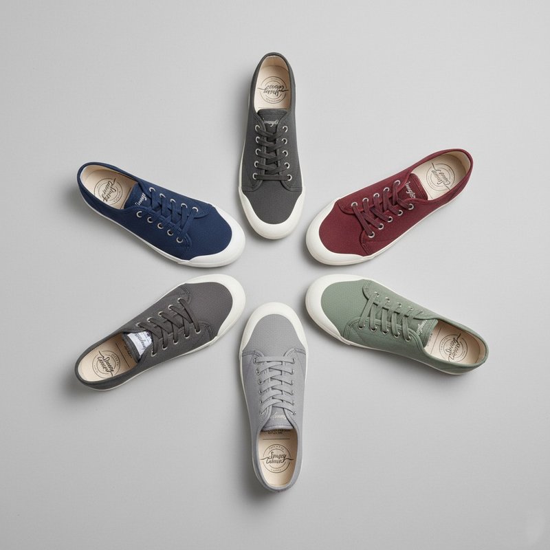 G2 帆布鞋 /男款 / 法國Spring Court官方旗艦 / 有機棉 - 男休閒鞋 - 棉．麻 多色