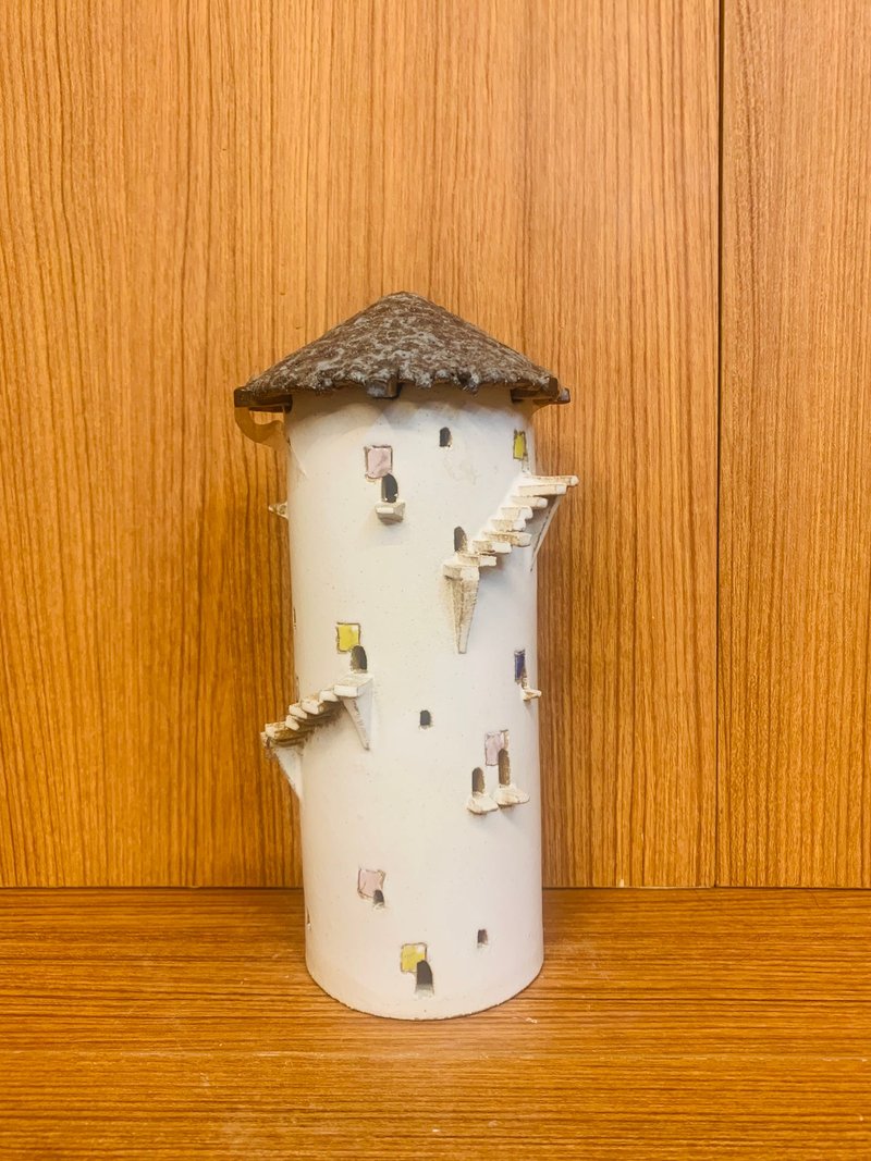 N131白房子七號榖倉陶瓷擺飾 - 擺飾/家飾品 - 陶 透明