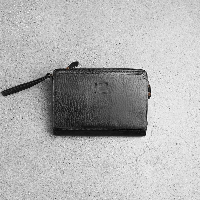Vintage Burberrys Bag - กระเป๋าคลัทช์ - หนังแท้ สีดำ