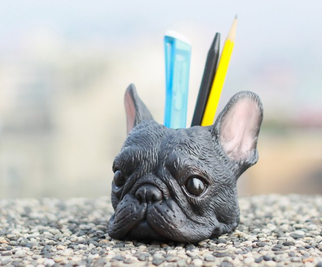 KARE カレ デコフィギュア ギャングスター ドッグクリームインテリア