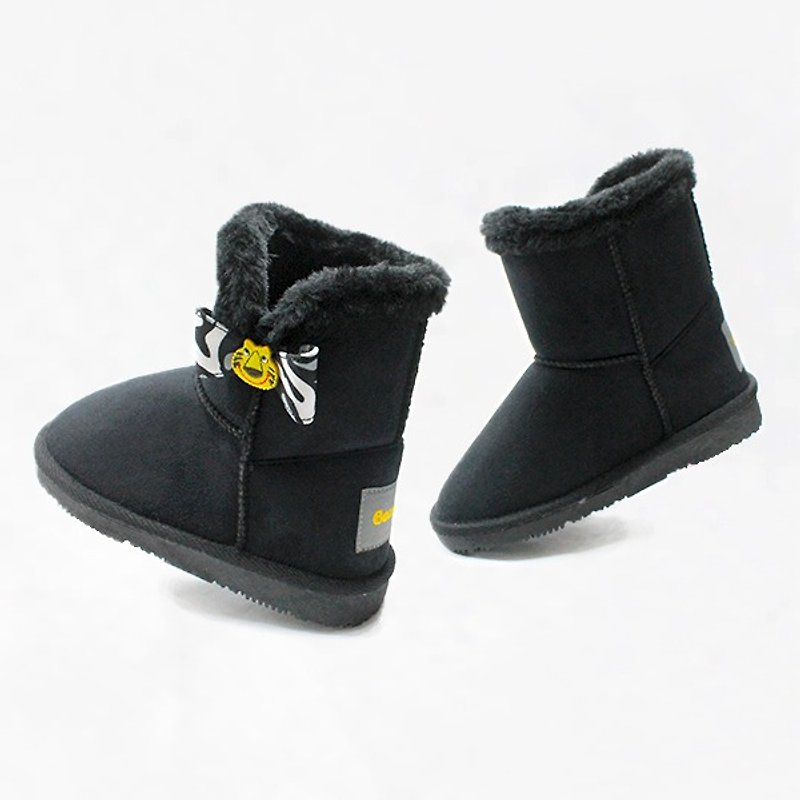 Children snow boots – black –toothless tiger - รองเท้าเด็ก - วัสดุอื่นๆ สีดำ
