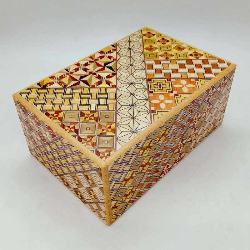 5 sun 27 steps Japanese puzzle box Himitsu-bako Hakone Yosegi-zaiku Japan - Other - Wood 