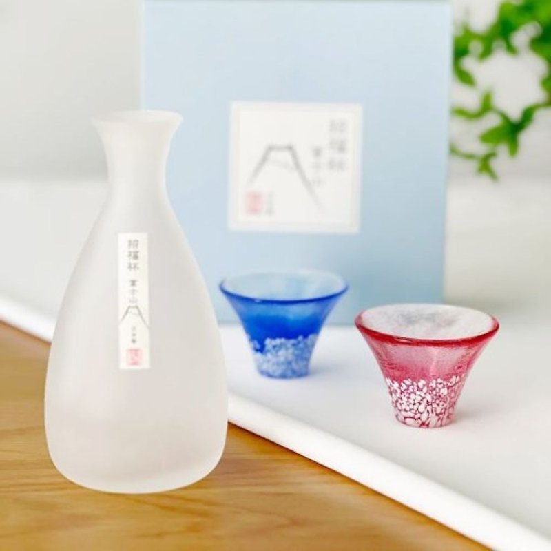 Fuji Sake Set - Bar Glasses & Drinkware - Glass Multicolor