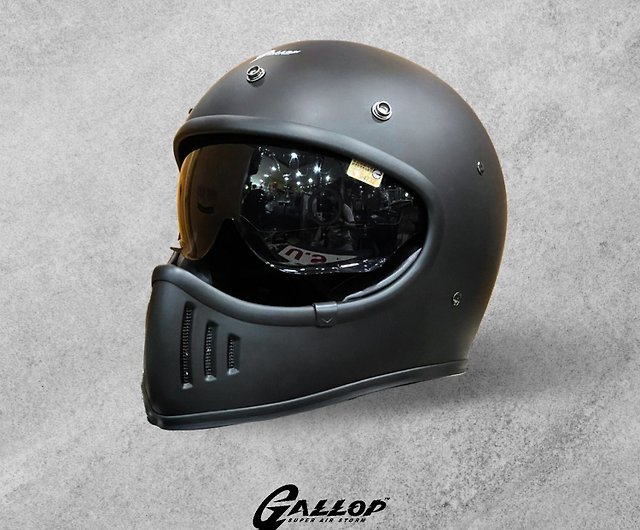 台湾製フルフェイスヘルメットM2-ミラー付きマットブラックマウンテンバイクヘルメットS〜2XL - ショップ gallop ヘルメット - Pinkoi