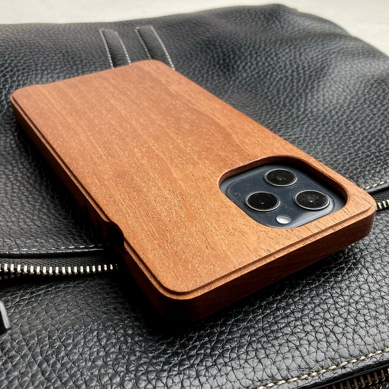 [Made to order] Achievements and secure support Wooden case for iPhone 12 pro max - Phone Cases - Wood 