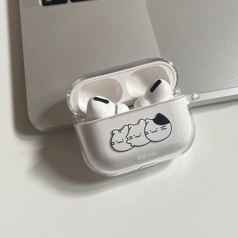 WADAO Airpods Case ver.1 - ที่เก็บหูฟัง - พลาสติก สีใส