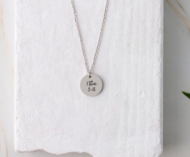 Custom deals scripture necklace