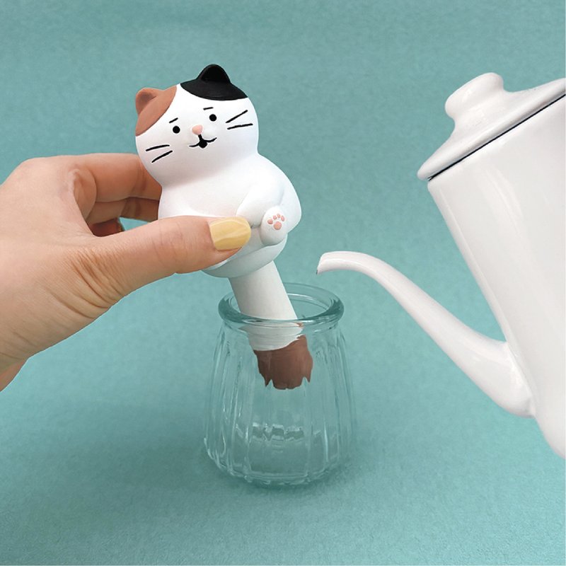 日本Decole 自然氣化加濕器 - 濕潤玻璃瓶 - 擺飾/家飾品 - 陶 卡其色