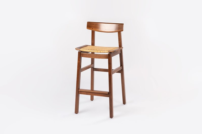 ST01 – H high chair - Chairs & Sofas - Wood Brown