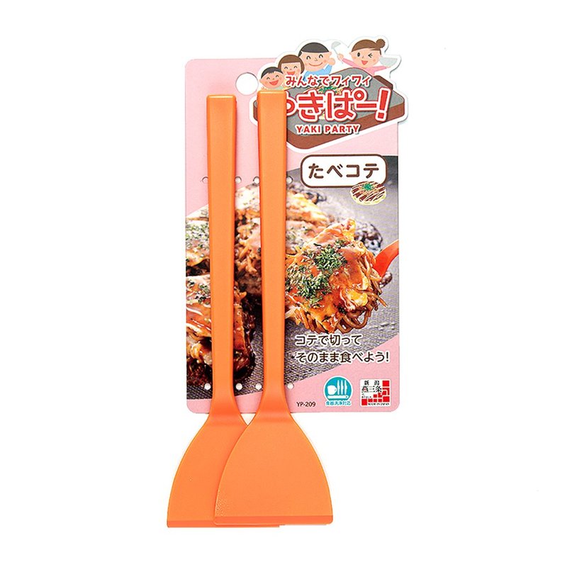 【日本下村工業Shimomura】日本製耐熱玉子燒鏟子2入裝YP-209 - 廚具 - 尼龍 橘色