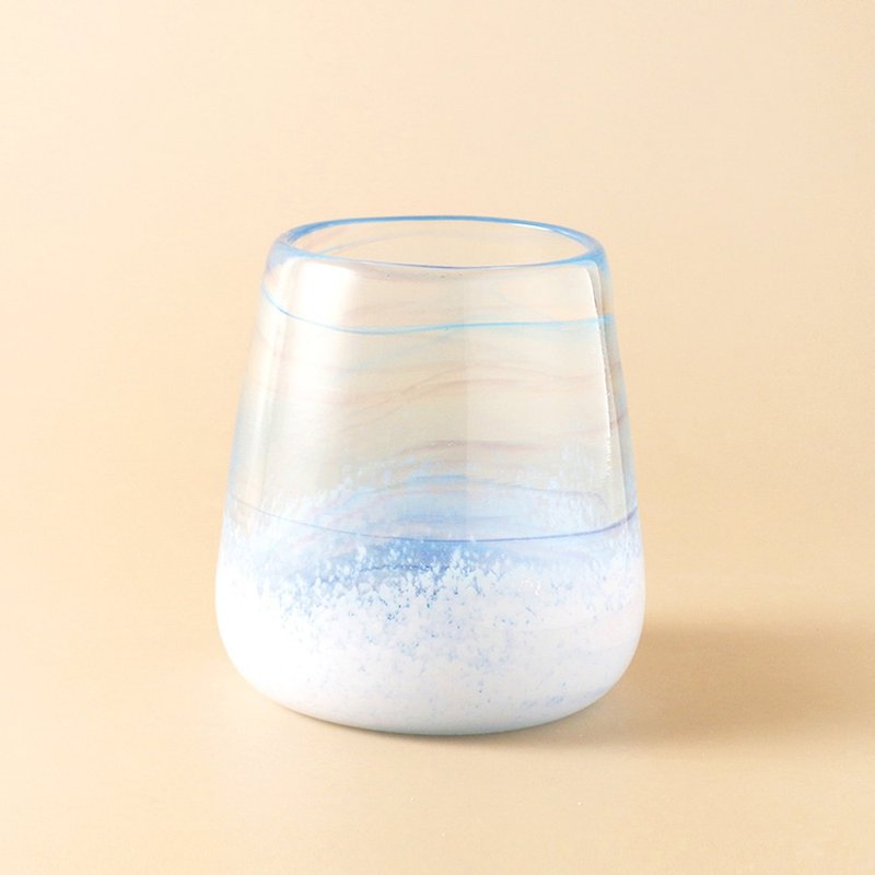 雲霧系列玻璃杯 | 月夜 - 戒指 - 玻璃 藍色