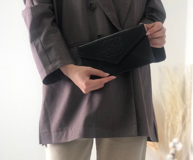 日本直送 名牌中古包 】LOEWE ロエベ アナグラム ナッパレザー