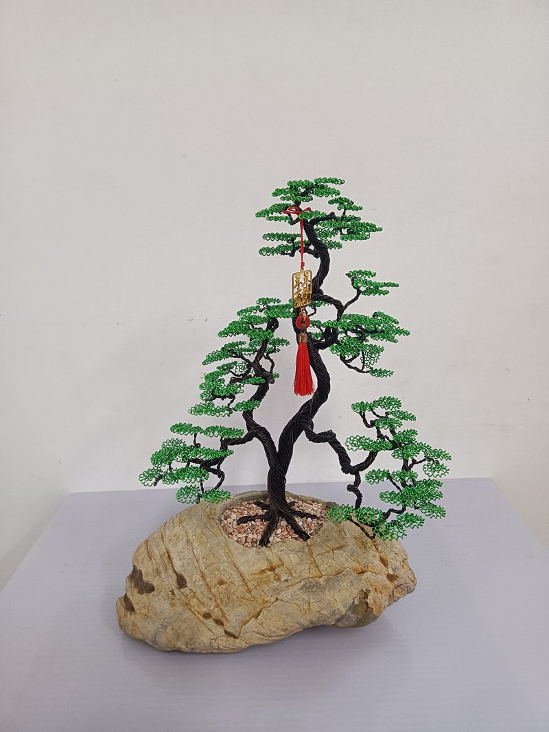 Hand-made Lucky Tree/ Hand-made Fortune Tree/ Installation Art Tree/Hand-made Witch Hazel Art Tree in Lukang Old Street - Items for Display - Other Metals Gold