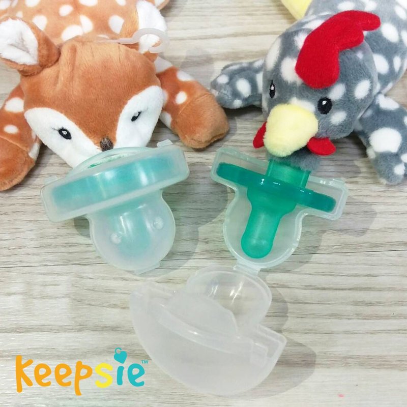 【Keepsie美國奇蹟】奶嘴專用盒 -透明 - 奶瓶/奶嘴 - 塑膠 透明