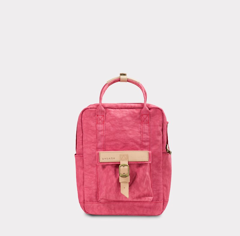 12" 3way bag/hand bag/shoulder bag/backpack/diaper bag/waterproof(Pink) - Backpacks - Genuine Leather Multicolor